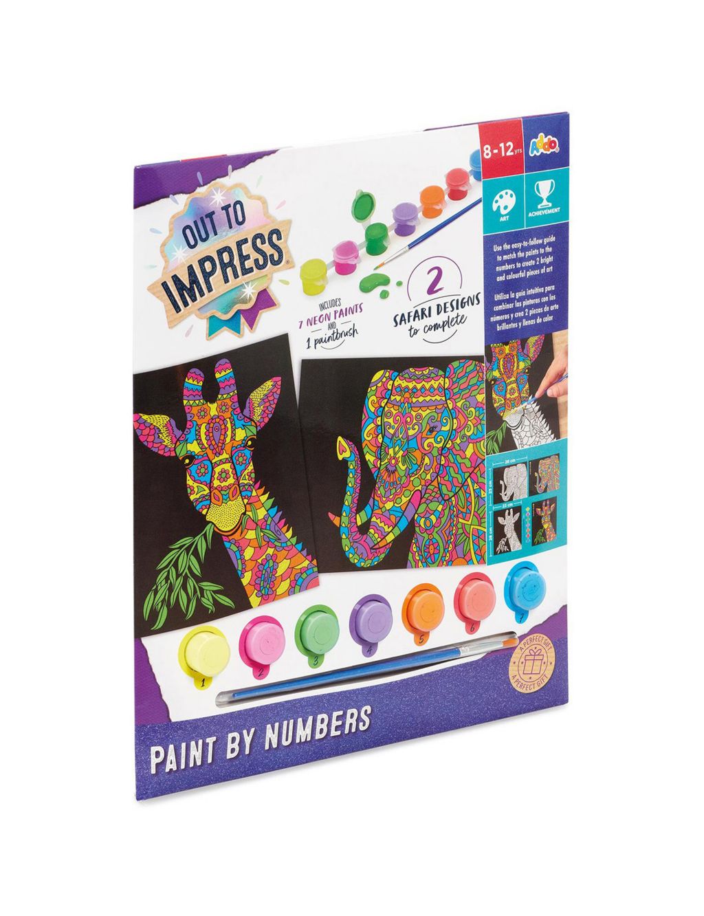 Animal Paint By Numbers Kit (8-12 Yrs) 1 of 7