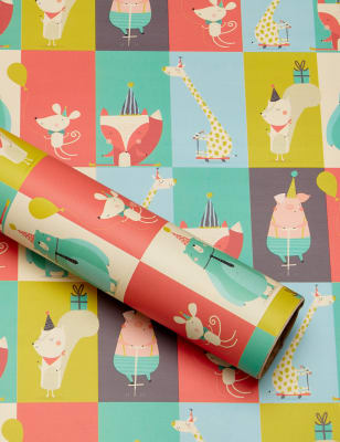 Animal Print 2m Wrapping Paper M&S
