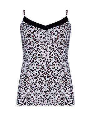 Animal Print Camisole Top Image 2 of 4