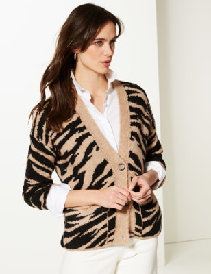 Women's Animal Print Cardigans, Leopard Print Cardigans