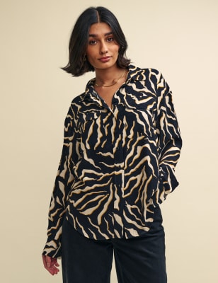 Shirt zebra 2025 print