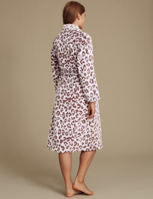 marks and spencer leopard print dressing gown