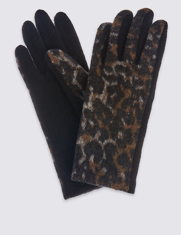 Animal Print Gloves Image 1 of 2
