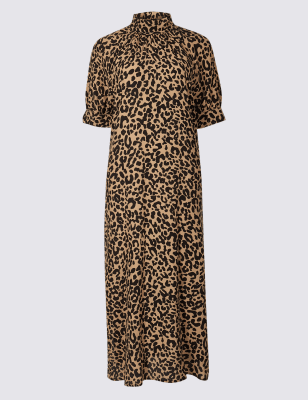 Marks and spencer limited 2025 collection leopard print dress