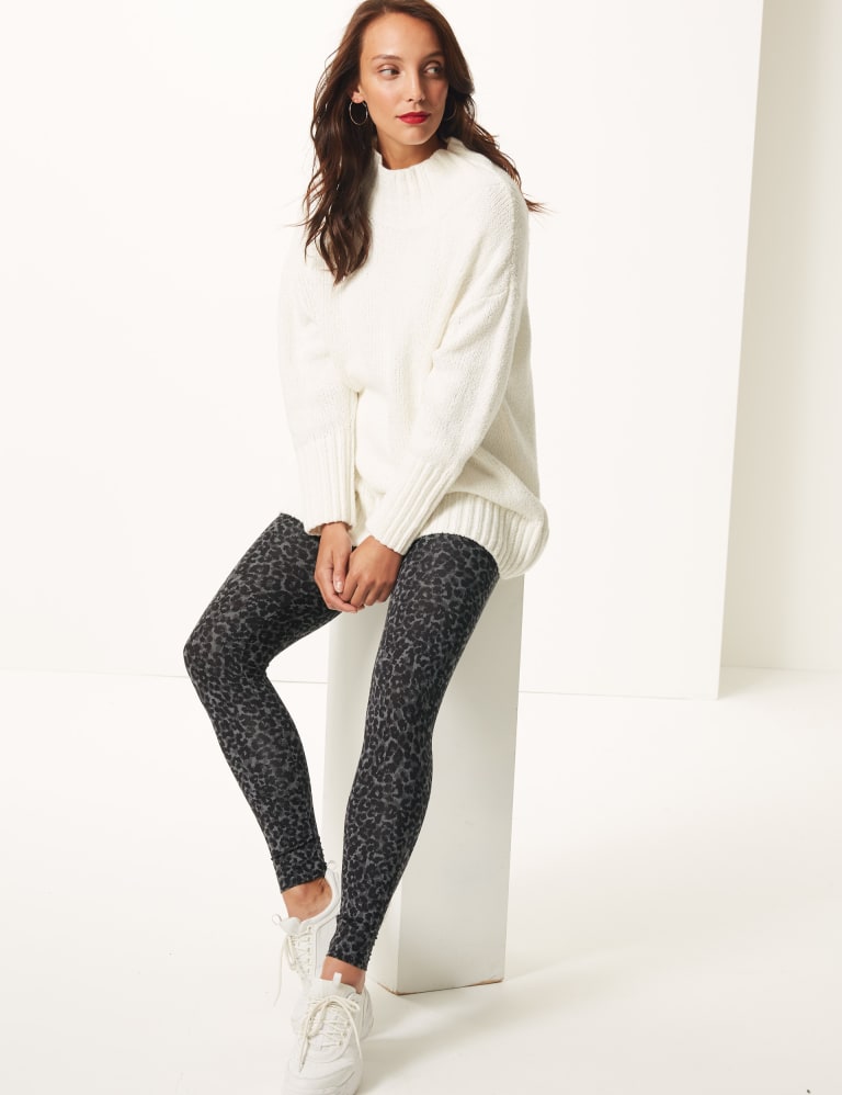 Animal Print High Waist Leggings | Mu0026S Collection | Mu0026S