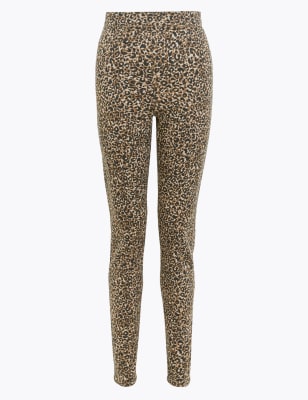 animal print jeggings