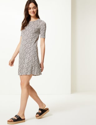 m&s jersey swing dress