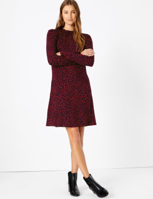 m&s jersey swing dress