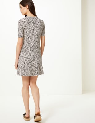 m&s jersey swing dress