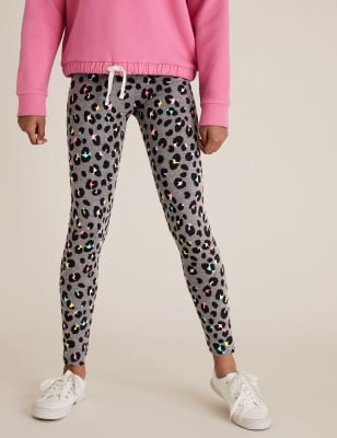 Cotton Rich Animal Print Leggings (6-16 Yrs)