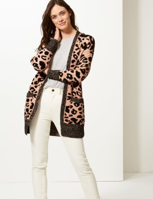 Cardigan 2025 animal print