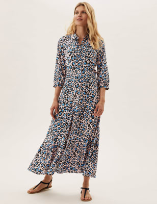 Marks and spencer limited 2024 collection leopard print dress