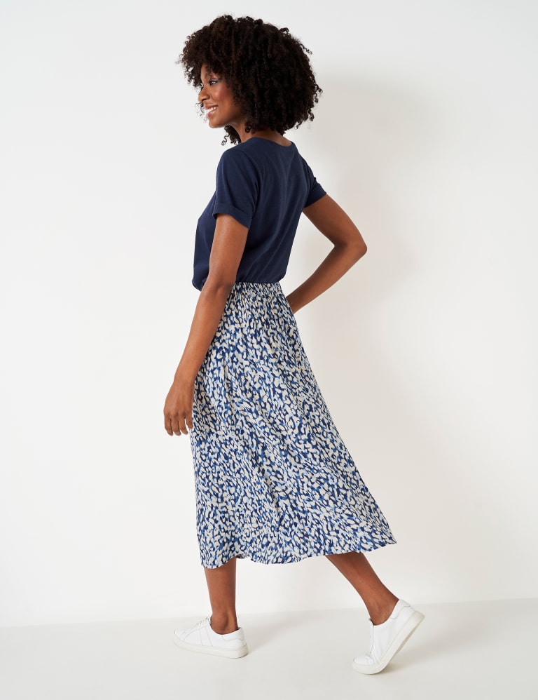 White midi skater skirt online