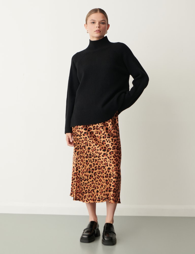 Leopard print skirt m&s cheap