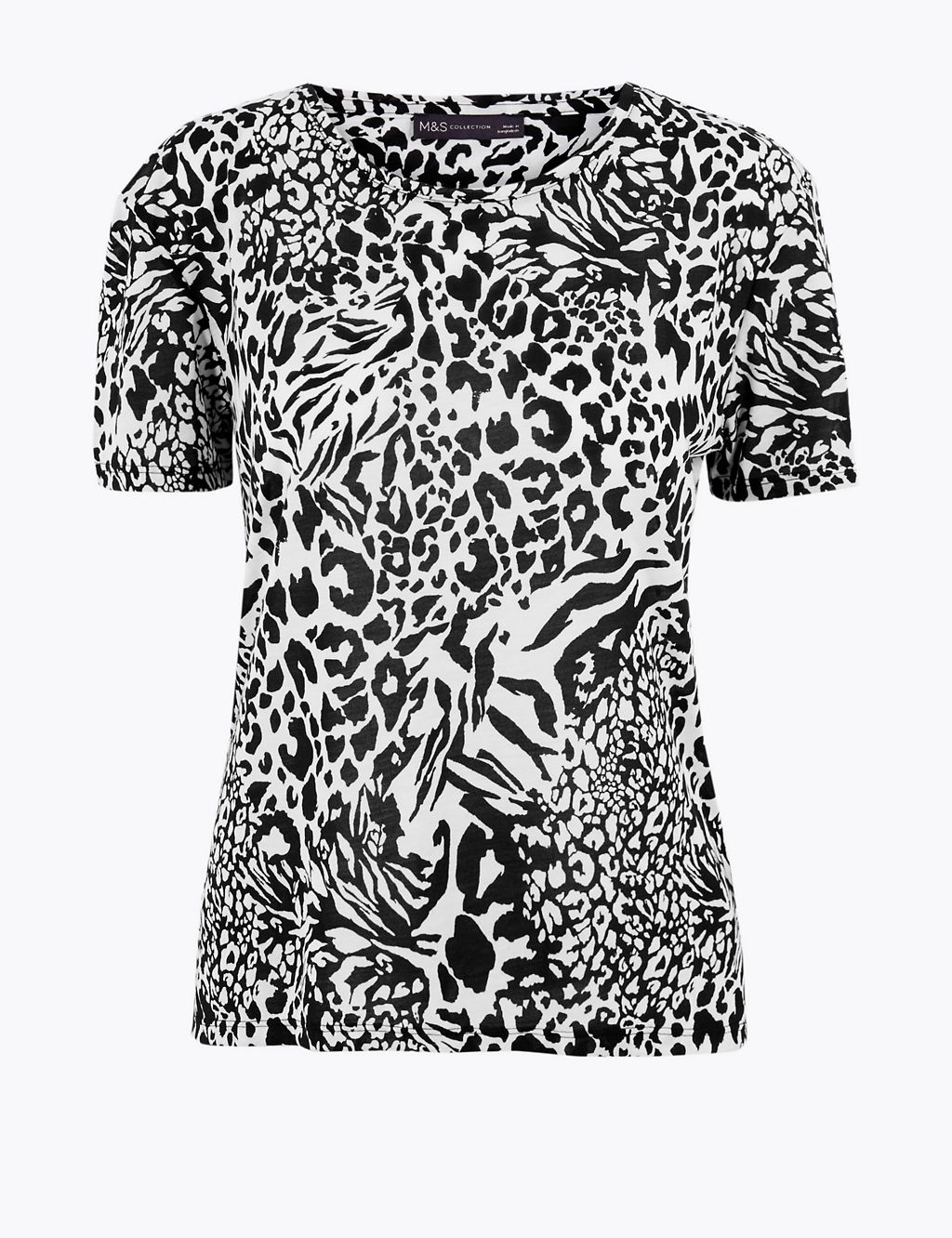Animal Print Relaxed Fit T-Shirt 1 of 4