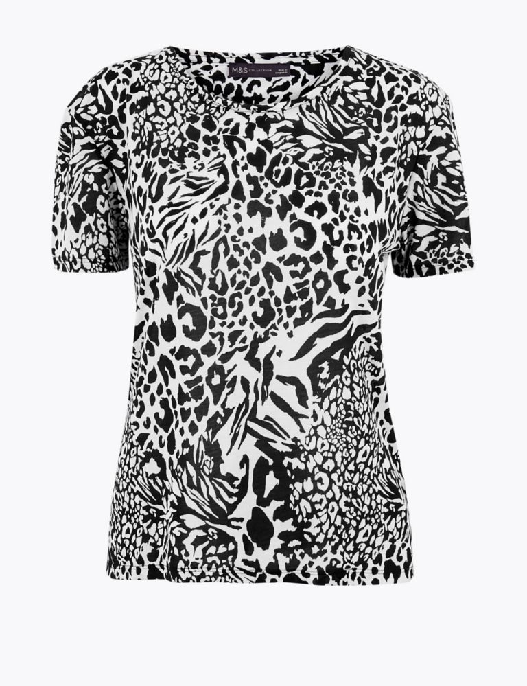 Animal Print Relaxed Fit T-Shirt 2 of 4