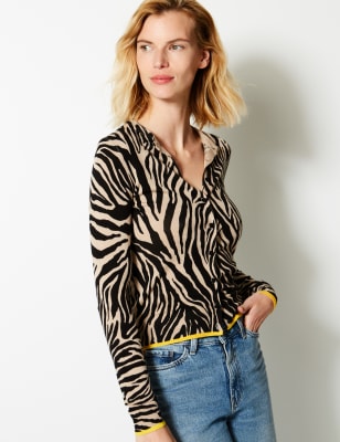 Leopard print cardigan marks and clearance spencer