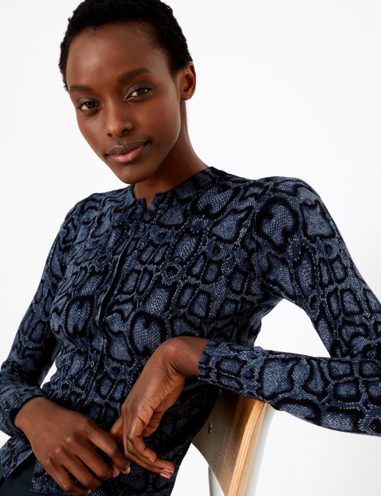 M&s leopard print cardigan sale