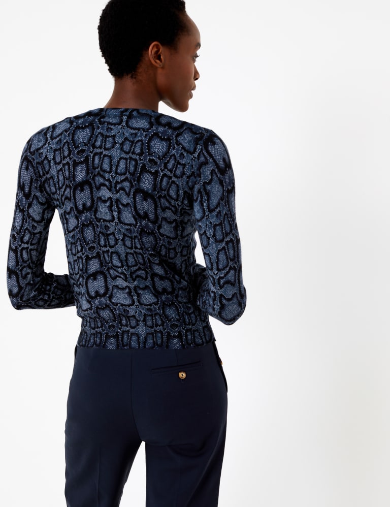 M&s animal print cardigan on sale