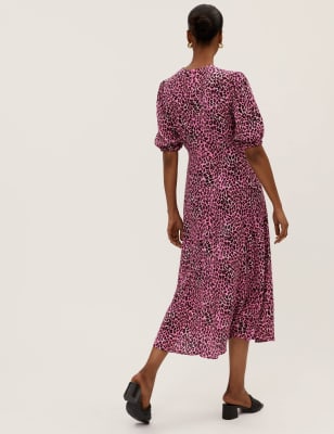 Marks and spencer shop animal print tea dress