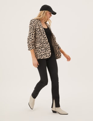 marks and spencer leopard print jacket