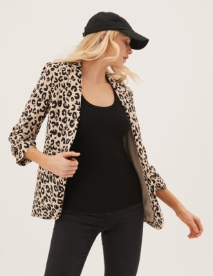 cheetah print blazers