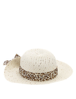 Animal Print Scarf Sequin Hat Image 2 of 4