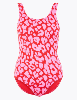 Marks and spencer store leopard print swimsuit