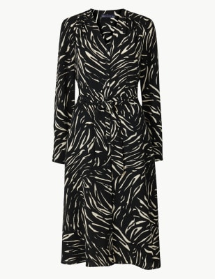 Marks and spencer outlet zebra print dress