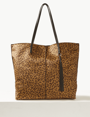 Marks and spencer leopard print bag sales