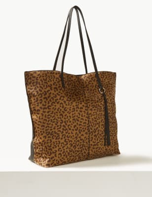 Animal print cheap shopper bag