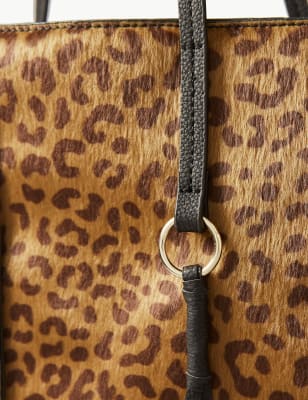 Animal Print Shopper Bag M S Collection M S