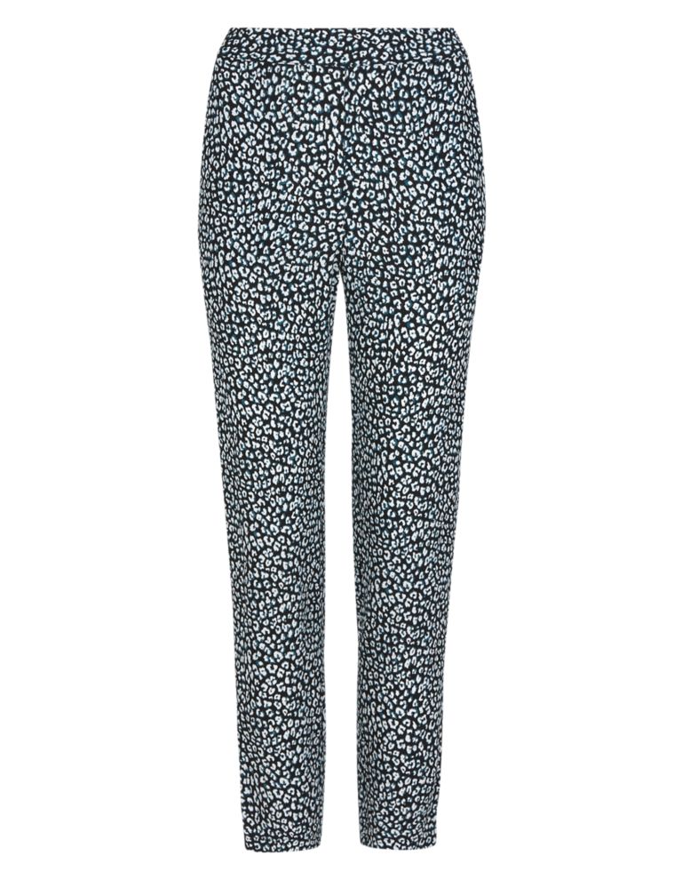 Animal Print Tapered Leg Trousers 3 of 4