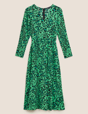 Marks and spencer green hot sale dress