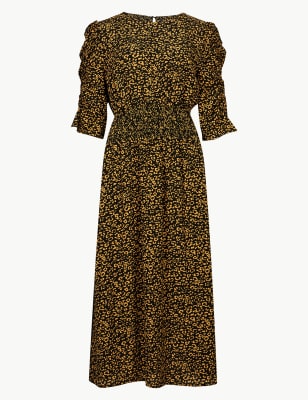 Marks and spencer limited shop collection leopard print dress