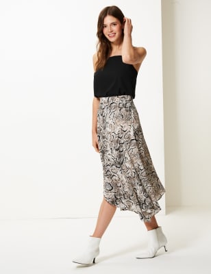 Leopard print outlet midi skirt m&s