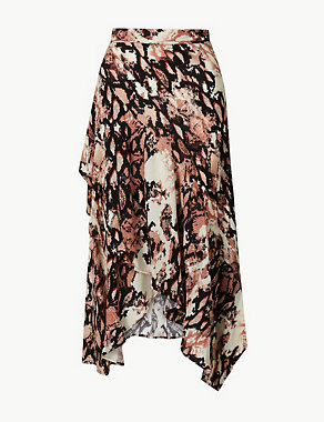 Animal Print Wrap Style Skirt Image 2 of 4