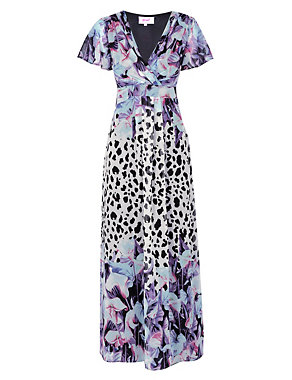 Animal and floral print maxi Image 2 of 6