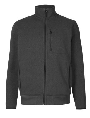 Anit-Bobble Funnel Neck Tailored Fit Fleece Top Image 2 of 5