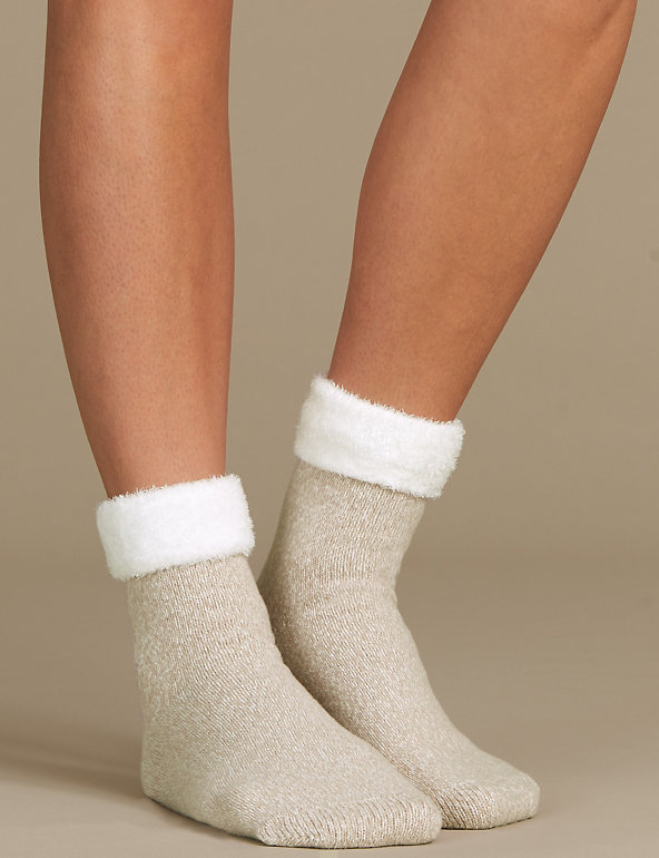 Ankle High Slipper Socks Image 1 of 2