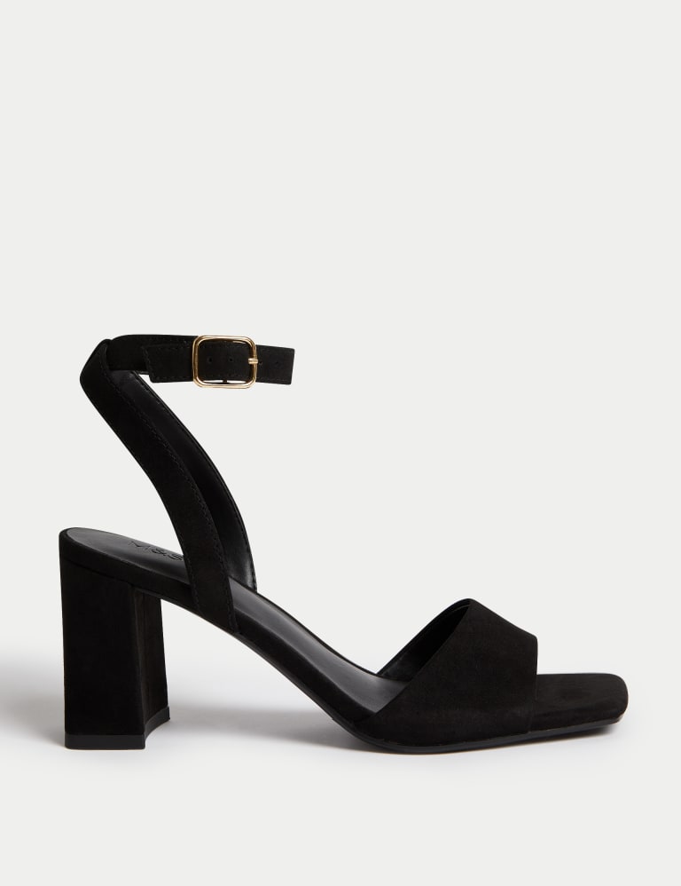 Ankle Strap Block Heel Sandals M S Collection M S