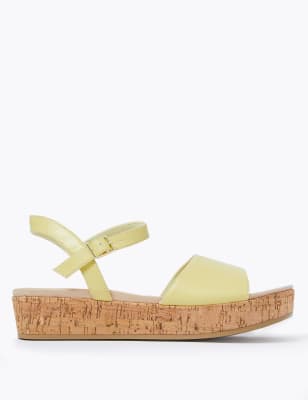 Ankle Strap Flatform Open Toe Sandals | M&S Collection | M&S