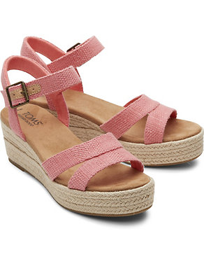 Ankle Strap Wedge Sandals Image 2 of 6