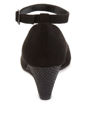 Ankle Strap Wedge Shoes with Insolia® Image 2 of 4