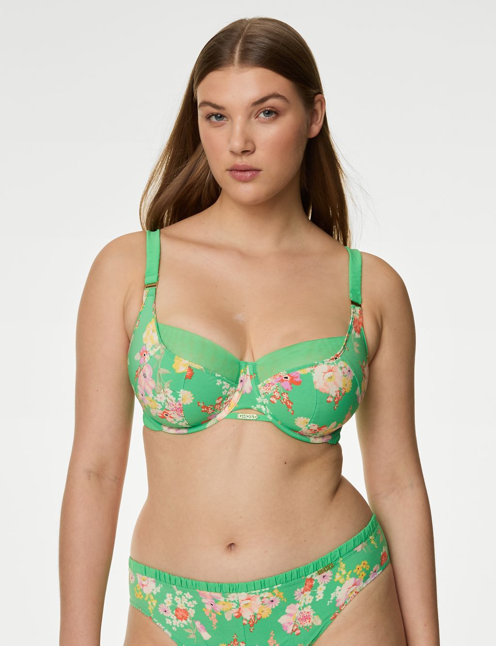 Annie Print Wired Full Cup Bra (F-H) 3 of 7