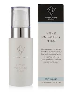 crystal clear intense anti ageing serum