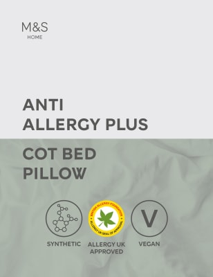 Anti Allergy Cot Bed Pillow M&S Collection M&S