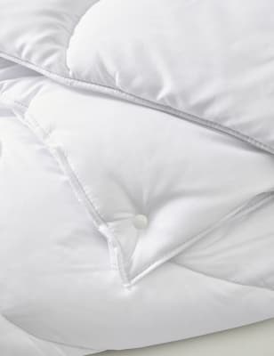 M&S Comfortably Cool 13.5 Tog All Season Duvet - SGL - White, White by  Marks & Spencer