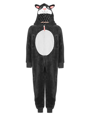 Anti Bobble Hooded Cat Dress Up Onesie (2-16 Years) Image 2 of 5