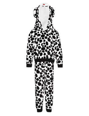 Anti Bobble Hooded Dalmation Pyjamas (1-7 Years) Image 2 of 5